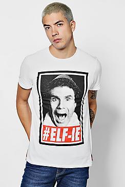 Boohoo Elf License Print T Shirt