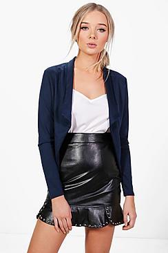Boohoo Charlotte Collared Ponte Blazer