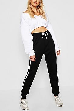 Boohoo Tall Contrast Side Panel Sweat Joggers