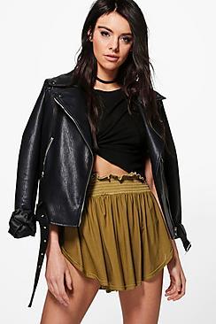 Boohoo Leah High Cut Shorts