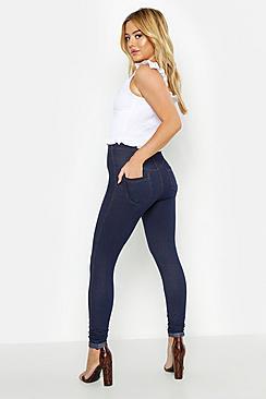 Boohoo Petite Turn Up Hem Jeggings