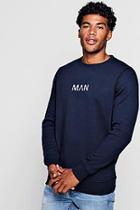 Boohoo Original Man Print Sweater