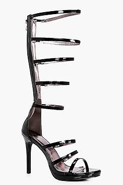 Boohoo Anna Knee High Gladiator Heel