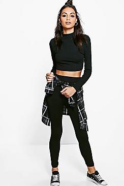 Boohoo Milena Basic Fleece Lined Leggings