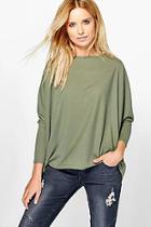 Boohoo Abigail Oversized Rib Knit Jumper