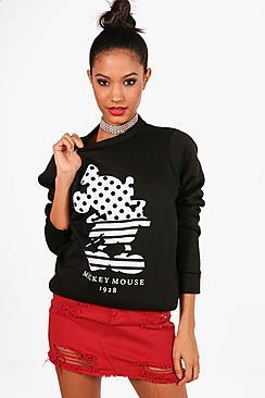Boohoo Disney Mickey Mouse 1928 Sweat