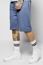 Boohoo Basic Jersey Shorts Denim
