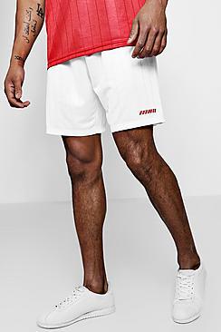 Boohoo Man Mid Length Football Shorts Co-ord