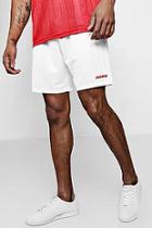Boohoo Man Mid Length Football Shorts Co-ord
