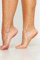 Boohoo Triple Chain Anklet