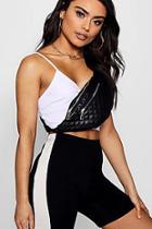 Boohoo Plus Kirsty Quilted Pocket Front Bum Bag