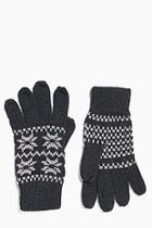 Boohoo Fairilse Snowflake Gloves