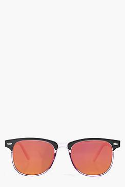 Boohoo Lottie Contrast Lense Fashion Glasses