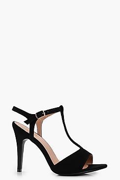 Boohoo Megan T-bar Mid Heels