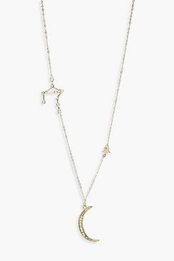 Boohoo Cosmic Constellation Necklace