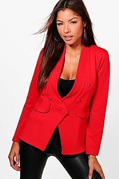 Boohoo Danielle Rib Db Blazer