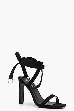 Boohoo Anna Wrap Strap D Ring Sandals