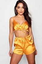 Boohoo Lissy Cut Out Tie Beach Co-ord