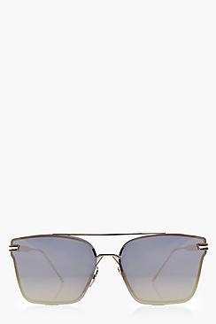 Boohoo Lauren Ombre Lense Oversized Fashion Glasses