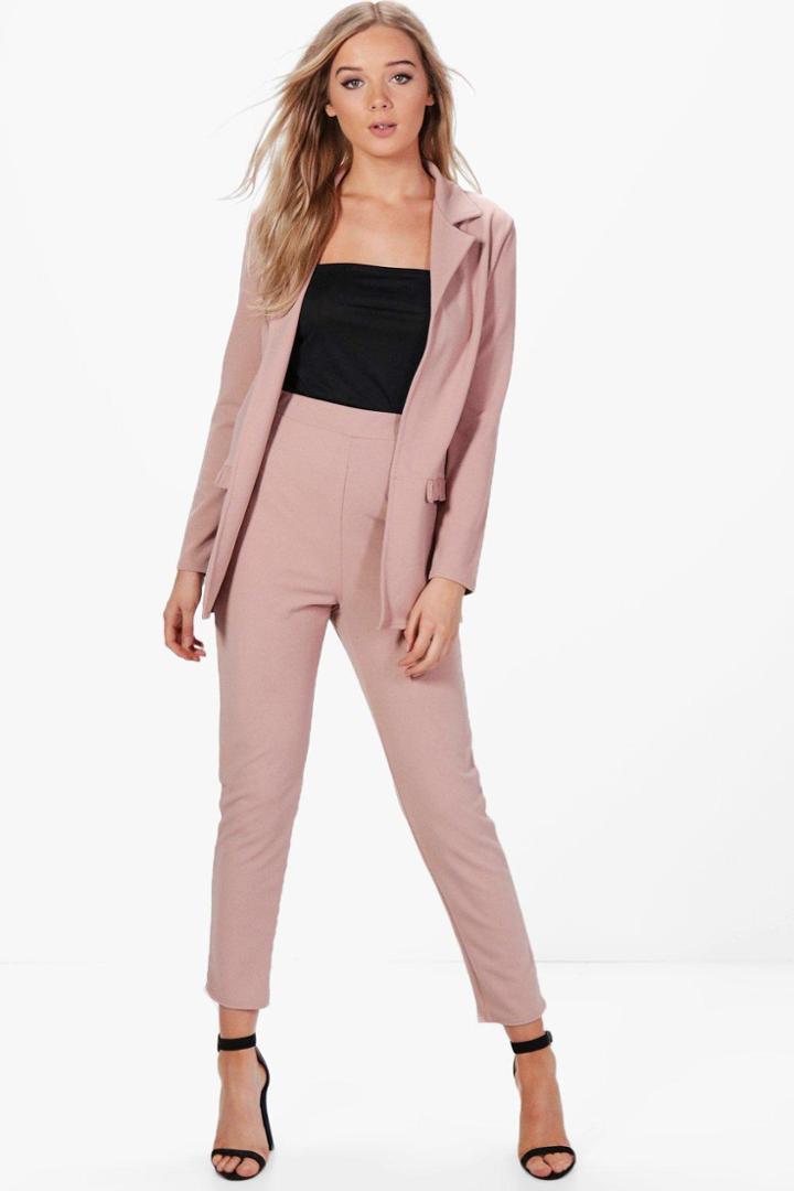 Boohoo Bella Skinny Trouser Mocha