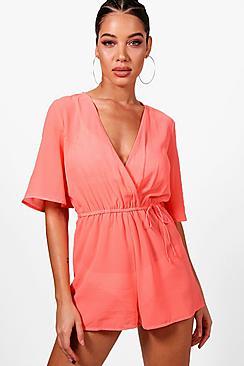 Boohoo Layla Beach Playsuit