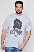 Boohoo Big And Tall Marvel Black Panther T-shirt