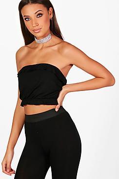 Boohoo Tall Rachel Micro Frill Bandeau