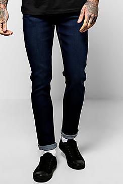 Boohoo Stretch Skinny Fit Washed Jeans