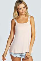 Boohoo Maria Lace Strap Swing Cami