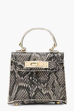 Boohoo Mini Faux Snake Grab Bag