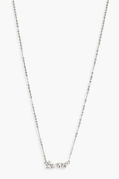 Boohoo Rosie Taurus Star Sign Necklace