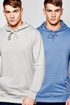 Boohoo 2 Pack Over The Head Hoodies