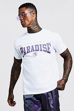 Boohoo Paradise Slogan T-shirt