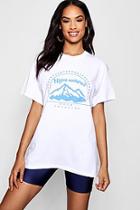 Boohoo Tall Layla Mon Ameur Placement T-shirt