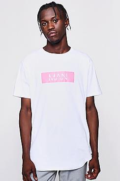 Boohoo Pink Man Box T-shirt
