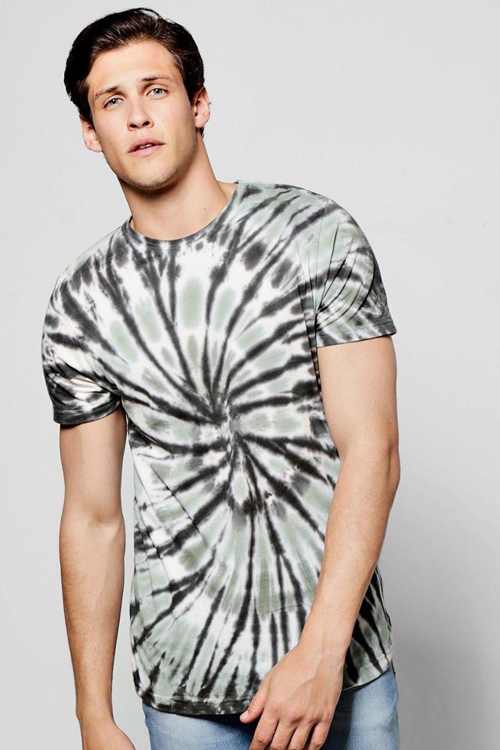 Boohoo Tie Dye T Shirt Khaki