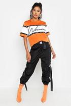 Boohoo Woman Script Sweater