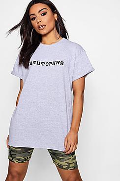 Boohoo Holly Slogan Tee