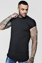 Boohoo Longline Cap Sleeve T-shirt