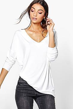 Boohoo Tall Oversized Long Sleeve Top