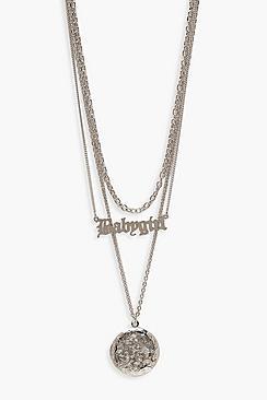 Boohoo Babygirl Layered Necklace