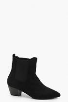 Boohoo Western Style Pull On Chelsea Boots