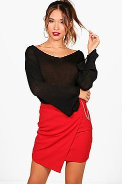 Boohoo Wide Sleeve Slouchy Jumper