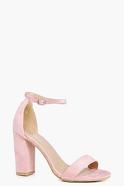 Boohoo Emily 2 Part Block Heels