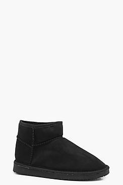 Boohoo Isabelle Faux Fur Lined Short Boots