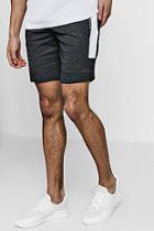 Boohoo Man Signature Skinny Fit Contrast Panelled Shorts
