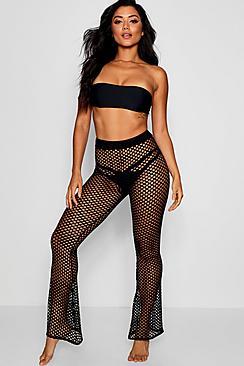 Boohoo Sally Net Beach Trouser