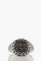 Boohoo Engraved Signet Ring