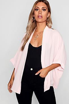 Boohoo Plus Woven Kimono