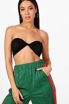 Boohoo Sasha Basic Twist Front Bandeau